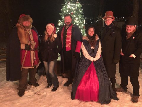 Walk Through A Wooded Winter Wonderland When You Visit The Newly Opened Idaho Christmas Village