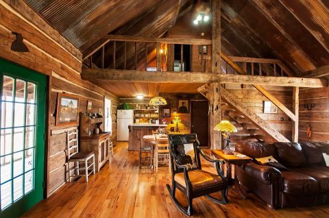 Spend A Winter Weekend At The Bear Creek Log Cabin On Arkansas' Buffalo National River