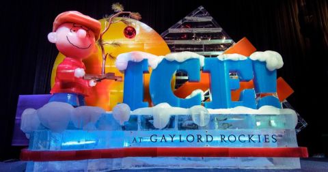 Ride Down A Two-Story Ice Slide This Christmas At Gaylord Rockies In Colorado