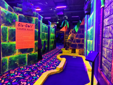 Explore A Neon Wonderland When You Play Glo Golf At Zap Zone In Michigan