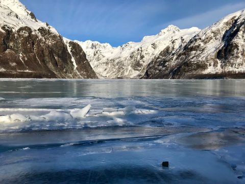 Walk The Split Log Bridges All Year Long On The Saddlebag Glacier Trail In Alaska