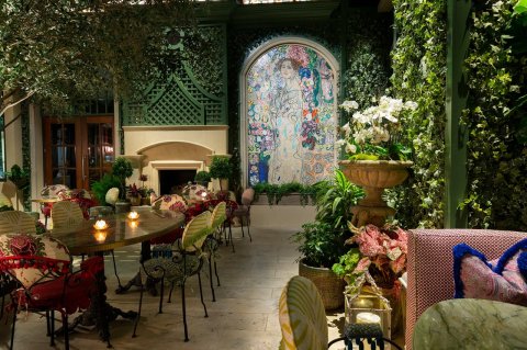 The Garden Room In Georgia Is A Floral-Filled Restaurant & Immersive Garden Bar