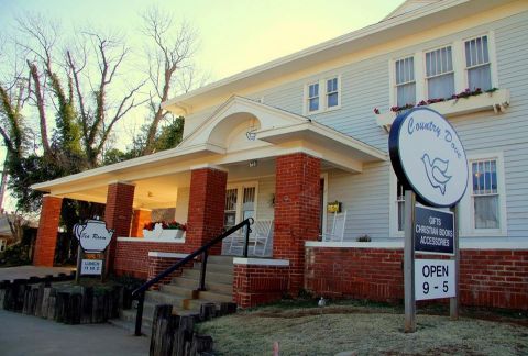 The Best French Silk Pie In Oklahoma Can Be Found At Country Dove Gift Shop And Tea Room