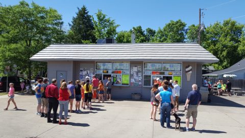 Treat Yourself To A Nearly Foot-Tall Ice Cream Cone At Belts’ Soft Serve In Wisconsin