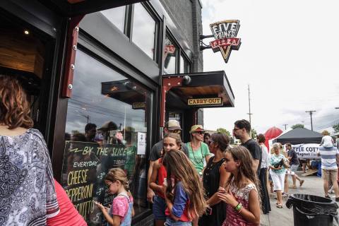 Your Kids Can Play With Pizza Dough While You Wait For Your Food At Five Points Pizza In Nashville