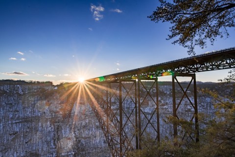 West Virginia’s Grand Canyon, New River Gorge, Looks Even More Spectacular In the Winter