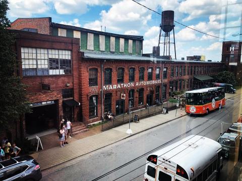 What Was Once An Old Car Factory In Nashville Is Now A Unique Place To Shop Called Marathon Village