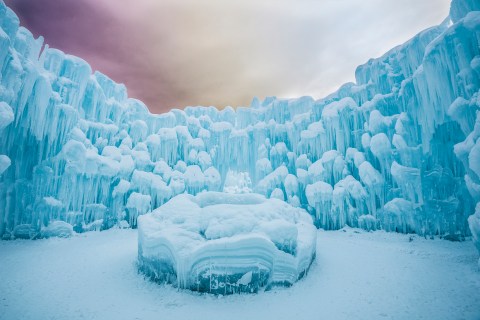 Experience Fire And Ice At This Year's Ice Castles In Utah