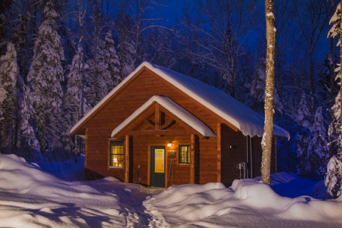Warm Up By The Fire At The Robert Frost Mountain Cabins In Vermont All Winter Long