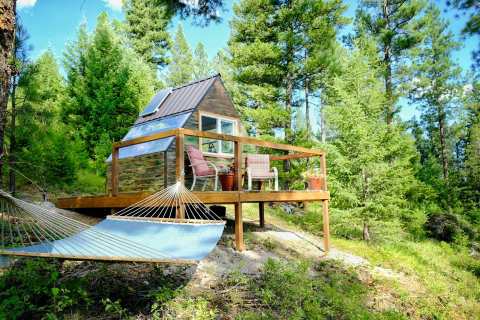 Take Stargazing To A New Level At This One-Of-A-Kind Montana Cabin With Translucent Walls