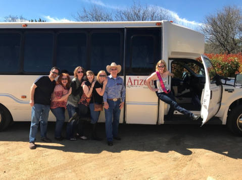 Road Trip To 3 Different Wineries On The Arizona Wine Shuttle