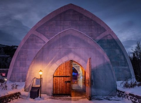 Drink A Martini In The Sole Ice Bar In Alaska At The Aurora Ice Museum