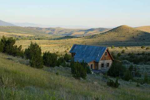 Sleep Inside A Historic Homestead Cabin From The 1800s In Virginia City, Montana