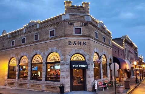 Spend Some Time At The Vault, A Historic Bank-Turned-Restaurant In Arkansas