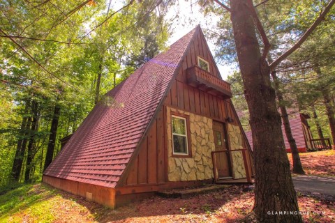 Stay Overnight In The Cabins By The Caves, An Idyllic Spot Surrounded By Nature At Hocking Hills In Ohio