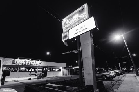 The Nations Bar And Grill In Nashville Serves Up Some Of The Biggest Burgers In The City