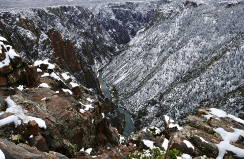 Colorado’s Grand Canyon, The Black Canyon Of The Gunnison, Looks Even More Spectacular In The Winter