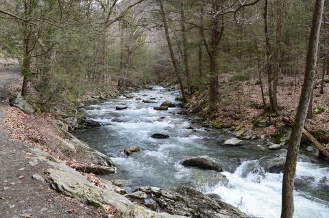 Bash Bish Falls Trail Is An Easy Waterfall Hike In Massachusetts That's Perfect Any Time Of Year