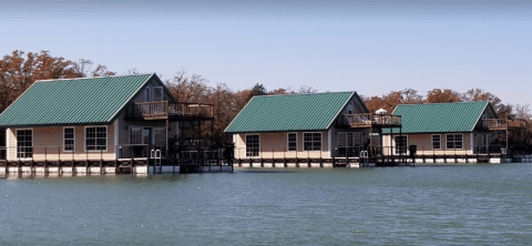 This Summer, Take An Oklahoma Vacation On A Floating Villa On Lake Murray