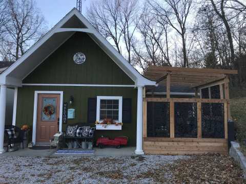 Stay In A Charming Kansas Cottage With Its Own Private Hot Tub And Tiny Waterfall