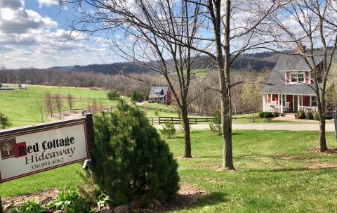 Wake Up To Rolling Hills In The Heart Of Ohio Amish Country At Red Cottage Hideaway