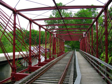 The Unique Bollman Truss Railroad Bridge In Maryland Is The Only One Of Its Kind In The US