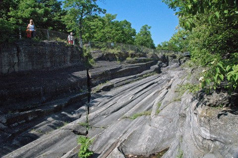 The Glacial Grooves On Kelleys Island Near Cleveland Look Like Something From A Different World
