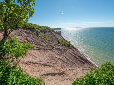 The Clay Formations In New York’s Chimney Bluffs State Park Look Like Something From Another Planet