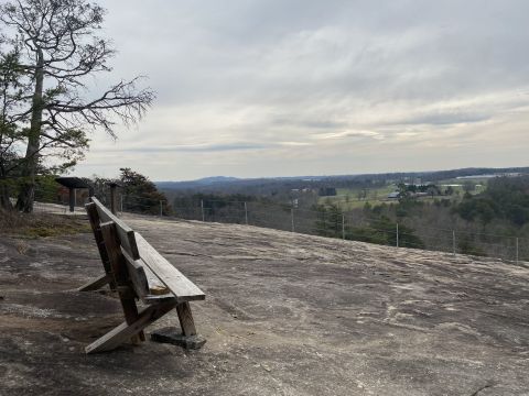 Hike Straight Through A Giant Rock Formation On Hollow Rock Trail In North Carolina