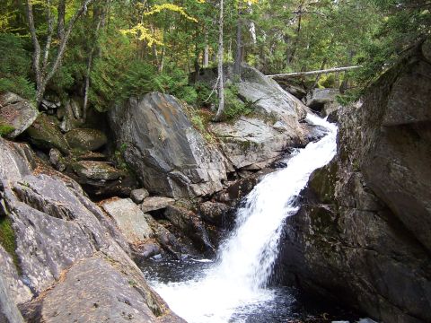 This 1-Mile Hike In Maine Ends At Cascade Stream Falls, A Waterfall You Need To See With Your Own Eyes