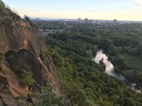 Walk Around A Peaceful River On The East Rock Loop Trail, A 2-Mile Hike In Connecticut