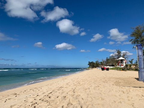 Learn To Surf And Enjoy Plenty Of Amenities At Hawaii's Local Hangout, White Plains Beach