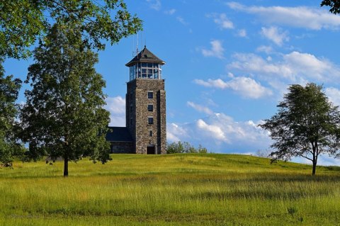 Hike To An Observation Tower With Stunning Panoramic Views At Quabbin Reservoir In Massachusetts