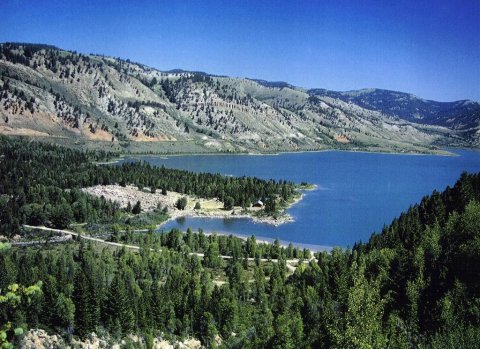 Listen To The Sweet Sounds Of Slide Lake At These Rustic Cabins In Wyoming