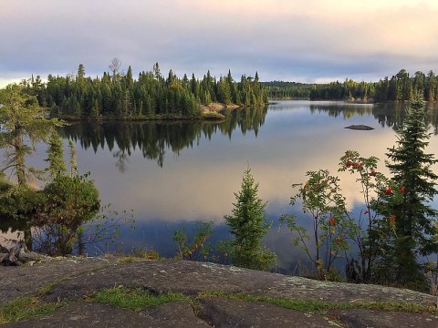 A Drone Flew High Above An Uninhabited Lake In Minnesota And Caught The Most Incredible Footage