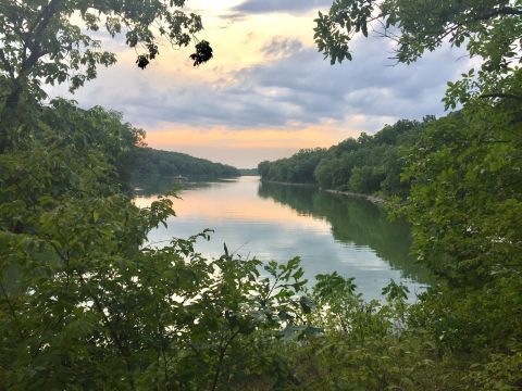 Follow The Lake On This Simple 6.8-Mile Hike Through The Woods In Missouri