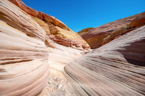 You'll Be Immersed In Brilliant Pastel Colors When You Hike Through Pink Canyon In Nevada