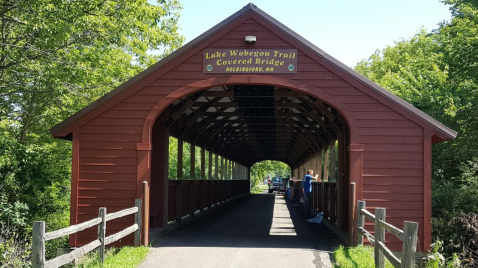 The Longest Covered Bridge In Minnesota, Holdingford Bridge, Is 186 Feet Long