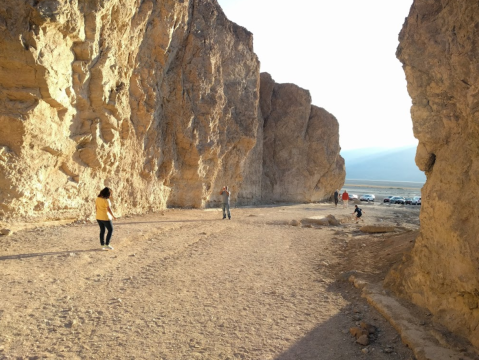 The Golden Canyon Trail Hike In Southern California's Death Valley Looks Right Out Of A Star Trek Movie