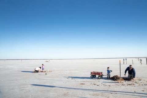 Dig For One-Of-A-Kind Selenite Crystals At Great Salt Plains Park In Oklahoma