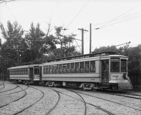 In The Early 1900s, Trolley Cars Rolled Through The Streets Of Salt Lake City, Utah