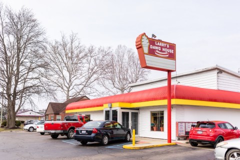 Enjoy A Footlong And Ice Cream Sundae At Larry's Dawg House, An Ohio Classic Since 1972