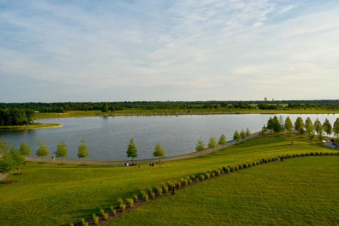 The Beautiful Shelby Farms Park In Memphis, Tennessee Is One Of The Largest Urban Parks In The Country