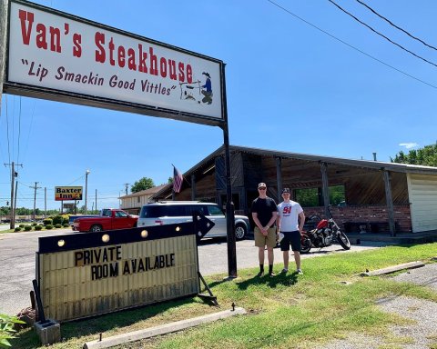 Feast On Steak And Classic Sides At Van's Steakhouse, A Restaurant That Feels Like Home In Kansas