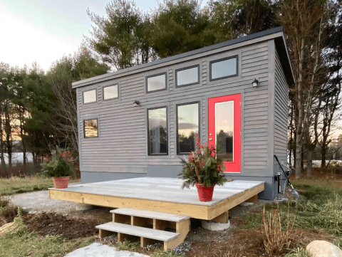 A Unique Overnight Stay Awaits You At The Old Crow Tiny House On A Working Maine Farm