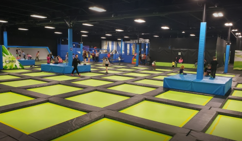 Maine's Largest Trampoline Park Offers 40,000 Square Feet Of A Bouncing Good Time