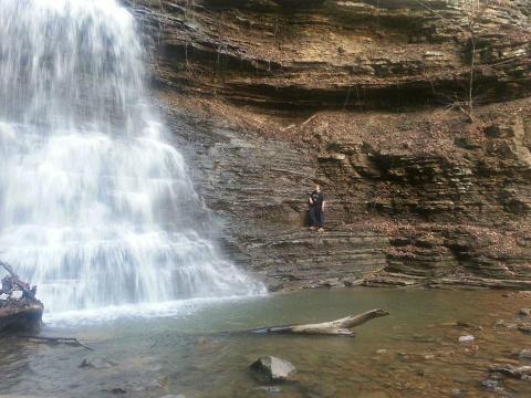 Late Spring Is An Excellent Time To See Cathedral Falls Gushing Down Gauley Mountain In West Virginia