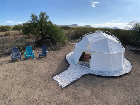 Sleep In A Dome Underneath The Sprawling West Texas Night Sky With Big Bend Glamping In Texas