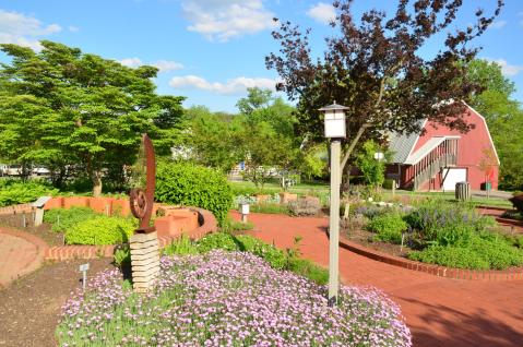 Take A Serene Stroll Through A Maze Of Flowers At The Gardens At Gantz Farm In Ohio