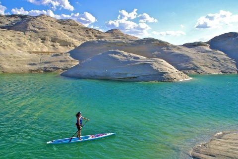 Take A Peaceful Paddling Trip Through The Pristine Lake Powell In Arizona